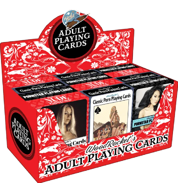 Wood Rocket Vibrators Wood Rocket Nude Playing Cards