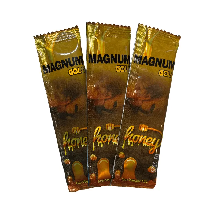 Assorted Pill Vendors Magnum Gold Honey 15g Sexual Enhancement 3 Pc FastActing LongLasting Vibrators