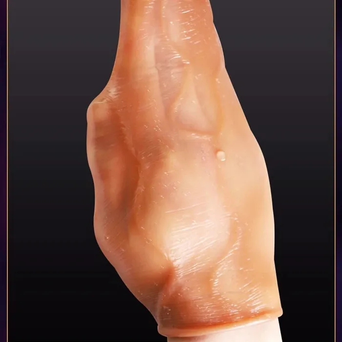 Domlust Male Sex Toys Realistic Dildo Cock Sleeve Male Sex Toys Condom Penis Extender Vagnia Anal Stimulator