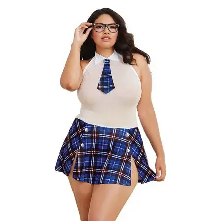 Dreamgirl International Dreamgirl Schoolgirl Chemise Costume Queen Size Male Sex Toys