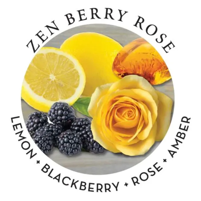 Earthly Body Couples Massage Oil Zen Berry Rose 8 fl oz 237 ml