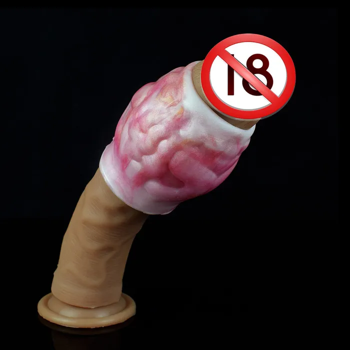 Male Sex Toys Domlust Silicone Cock Sleeve Penis Ring Enlarger Sex Toy for Men Monsterdildo Condom Sex Shop