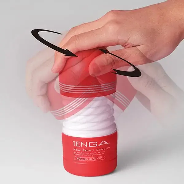 Tenga Male Sex Toys Rolling Head Cup Standard Male Masturbator