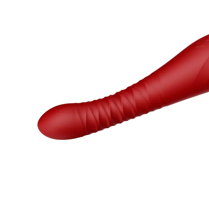 ZALO Vibrators ZALO King Vibrating Thruster Wine Red