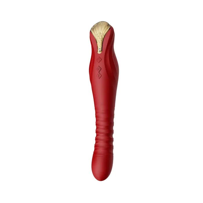 ZALO Vibrators ZALO King Vibrating Thruster Wine Red