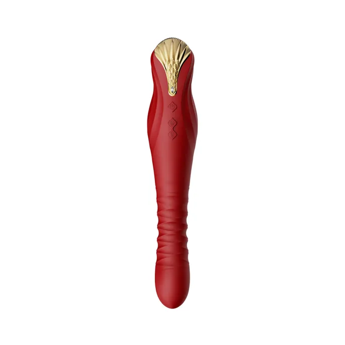ZALO Vibrators ZALO King Vibrating Thruster Wine Red