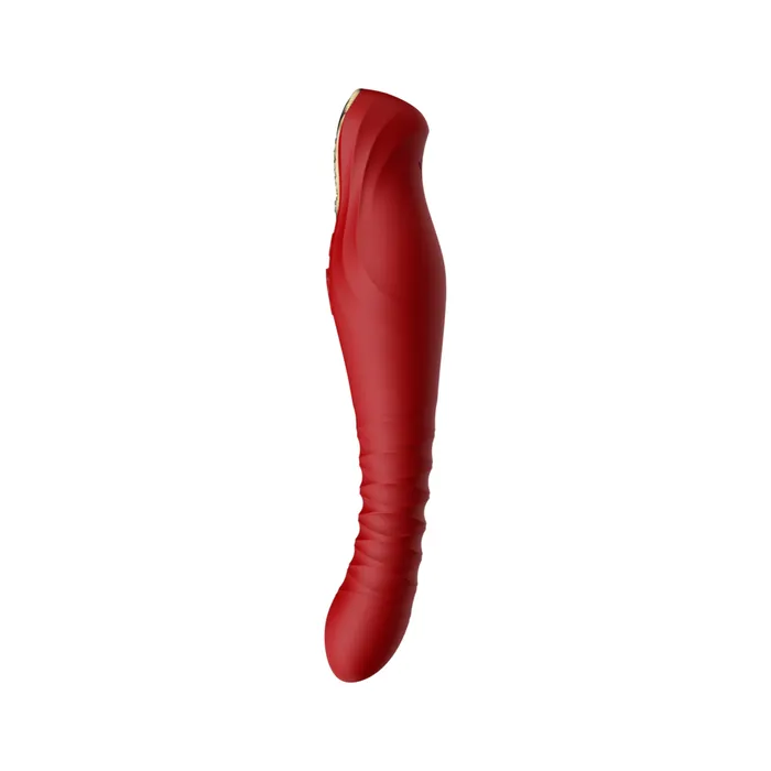 ZALO Vibrators ZALO King Vibrating Thruster Wine Red
