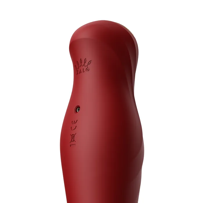 ZALO Vibrators ZALO King Vibrating Thruster Wine Red