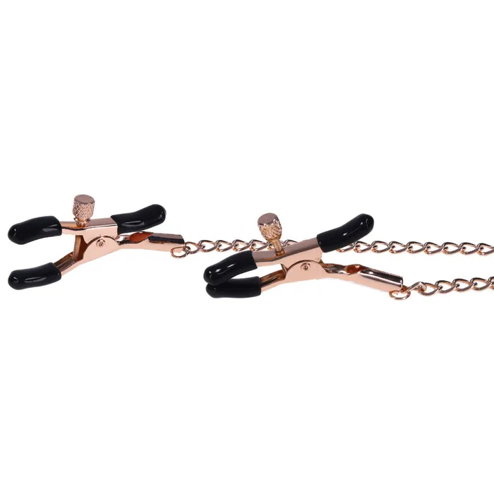 Brat Charmed Nipple Clamps Rose Gold Sportsheets Vibrators Brat Charmed Nipple Clamps Rose Gold Sportsheets Vibrators