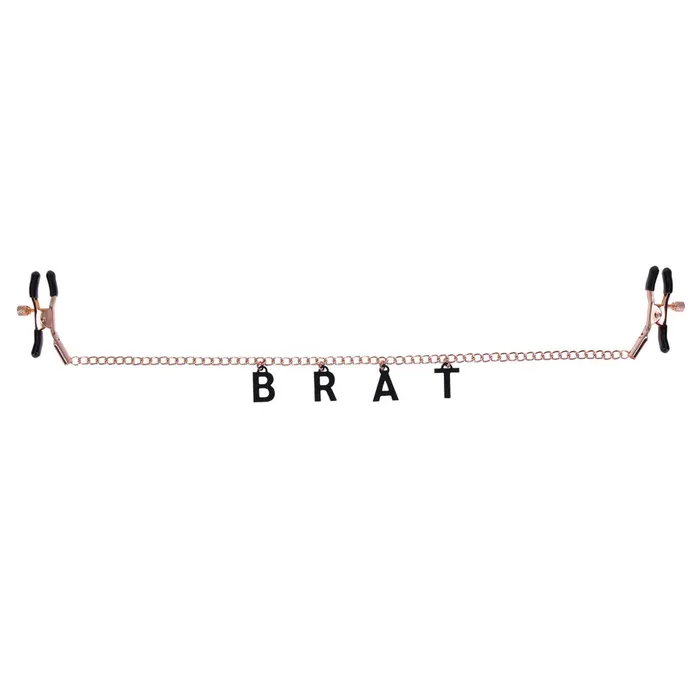 Brat Charmed Nipple Clamps Rose Gold Sportsheets Vibrators Brat Charmed Nipple Clamps Rose Gold Sportsheets Vibrators