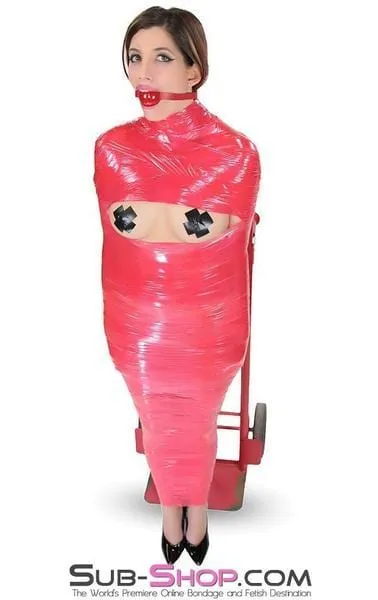 Couples 5739ASIS 1000 ft Erotic Sissy Bondage Fantasy Wrap Red Autumn
