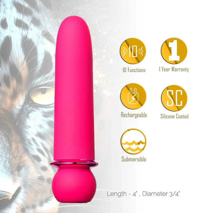 Maia Toys Jaguar Fiercely Powerful Pink Vibrators Maia Toys Jaguar Fiercely Powerful Pink Vibrators