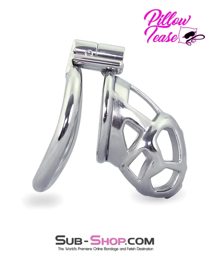 Male Sex Toys Aria 1489AR Tempt and Tease Steel Male Teasing Chastity Cage