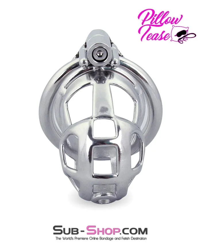 Male Sex Toys Aria 1489AR Tempt and Tease Steel Male Teasing Chastity Cage