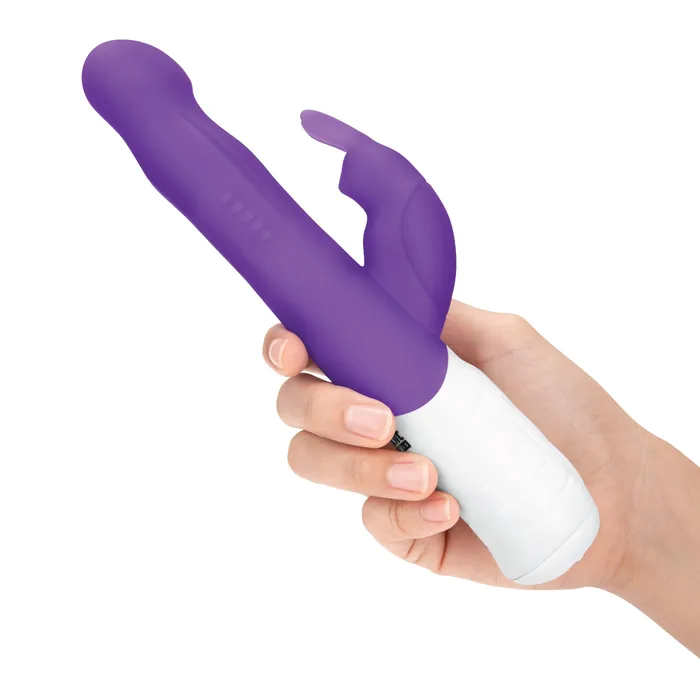 Rabbit Essentials Slim Shaft Rabbit Vibrator with Rotating Beads Female Sex Toys