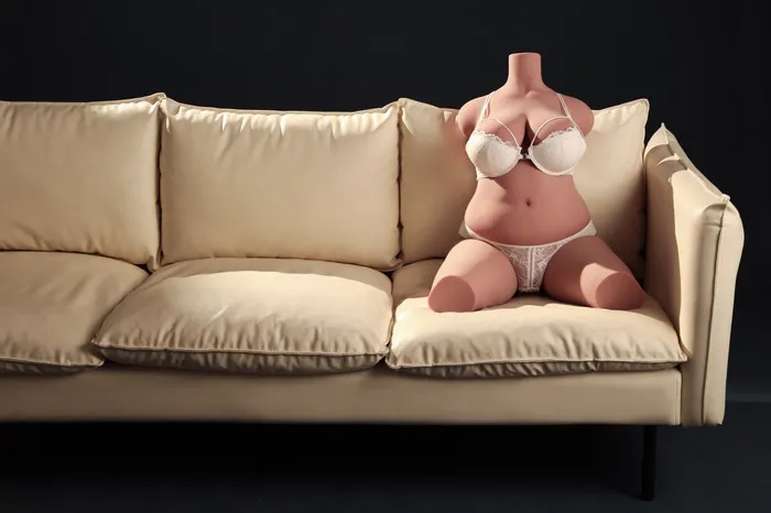 CLM DOLL Male Sex Toys Leanna90cm354in US Stock BBW Thick MILF Fat Big Tits Real Love Dolls Torso Masturbator Black